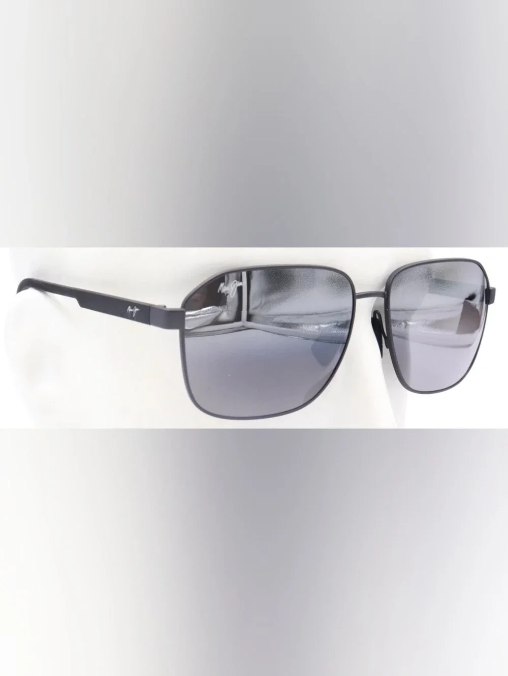 New! Maui Jim ONIPAA ASIAN FIT Gunmetal Mirror Sunglasses DSB651-02 MJ0651SA-001